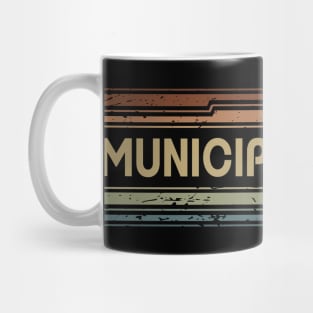 Municipal Waste Retro Lines Mug